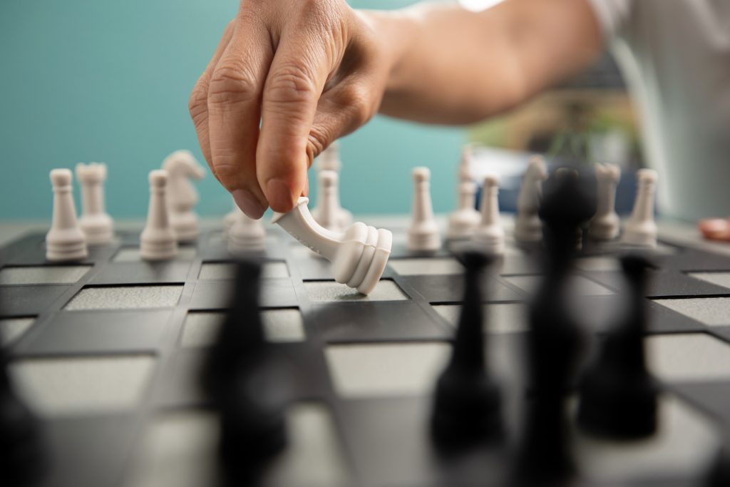 Flexibel siliconen schaakspel